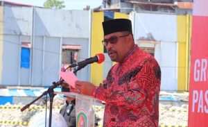 Ground Breaking Gedung Pasar Mardika, Gubernur Maluku : Pemerintah Perkuat Ekonomi Kerakyatan