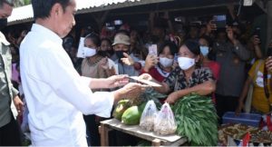 Kunjungi Nias Utara, Presiden Jokowi serahkan bantuan kepada masyarakat penerima manfaat programPKH