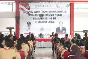 Pj. Bupati Landak ajak masyarakat bangkitkan budaya gemar menabung sejak dini melalui SIMPEL