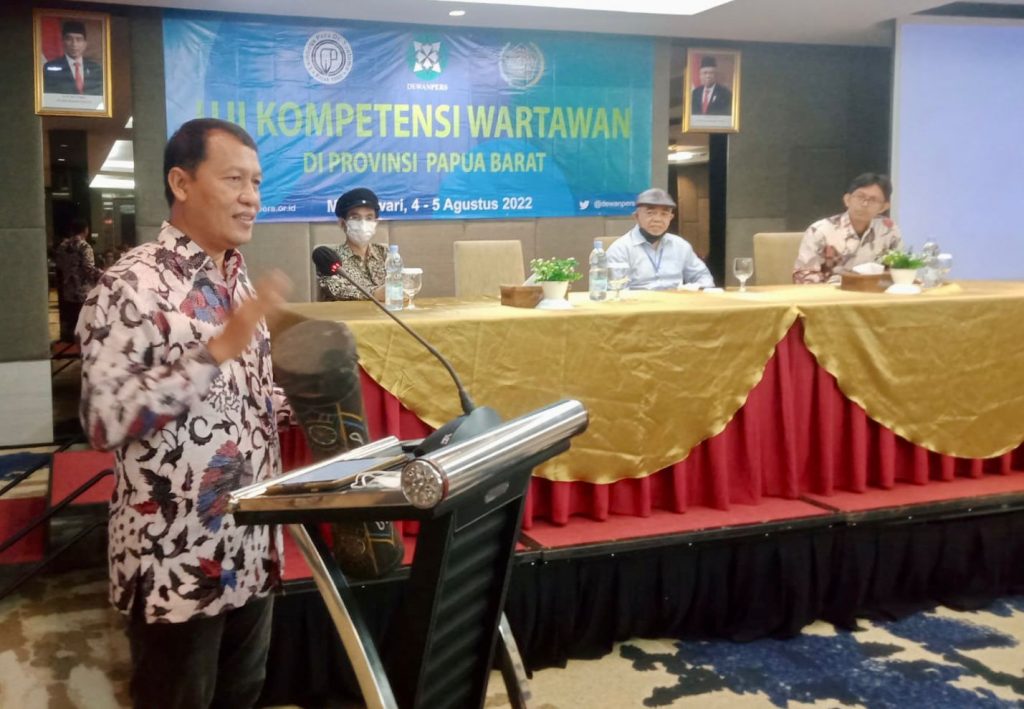 Anggota Dewan Pers Sapto Anggoro Tegaskan Pelaksana UKW Harus Penuhi Ketentuan Dewan Pers