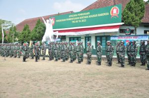 Danrindam Buka Upacara Pendidikan Pembentukan Bintara Khusus Babinsa TNI AD TA 2022