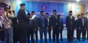 Dr. Nazaruddin, MA dilantik sebagai Rektor IAI Al Muslim Aceh periode 2022-2026