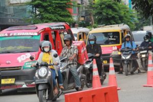 Kemacetan di Kota Medan semakin parah