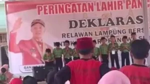 Libatkan Anak-anak, Aksi Relawan Ganjar di Lampung Selatan Jadi Sorotan Publik