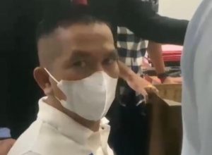 AKBP Achiruddin bentak wartawan saat diserahkan ke Kejari Medan