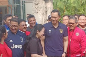 Usai Olahraga Pagi, Puan dan AHY Bertemu di Hutan Kota by Plataran Gelora Bung Karno