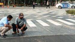Bobby Nasution merespons video viral jalan mirip keramik di Medan penyebab puluhan pengendara motor jatuh