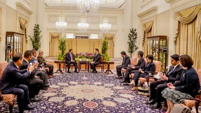 Gercep, Menko Airlangga Temui Tiga Pimpinan Tertinggi Singapura Bahas Kerjasama Ekonomi