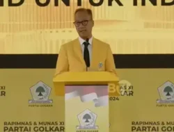 Plt Ketua Umum Agus Gumiwang Kartasasmita Buka Rapimnas Golkar  