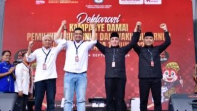 Debat publik pertama Cagubsu dan Wagubsu seru, Bobby-Edy saling sindir