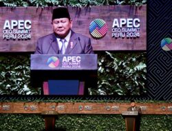 Sampaikan Pidato di APEC CEO Summit, Presiden Prabowo Dorong Kerjasama Ekonomi dan Perdamaian di Kawasan Pasifik