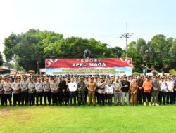 Polresta Cirebon Gelar Apel Serpas Pengamanan TPS Pilkada Serentak 2024