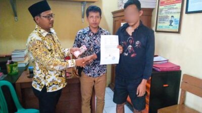 Polsek Dukupuntang Amankan Pencuri Kotak Amal Masjid Jami Almutakin Desa Cangkoak