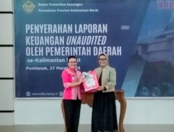 Berkinerja Bagus, Pemkab Landak Peroleh Pencapaian Tertinggi Dari BPK RI se-Kalimantan Barat