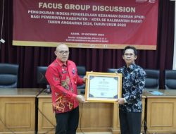 Pemda Landak Terima IPKD Terbaik Kapasitas Fiskal Sedang
