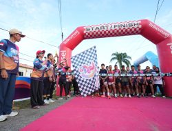 Karolin Lepas Peserta Simpati Fun Run, Kampanye Hidup Sehat di Landak