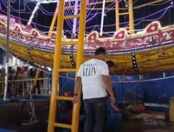 Empat orang terjatuh dari wahana kora–kora di pasar malam Kisaran