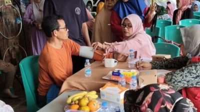 Iwapi Ranting Sukmajaya, Saung Tadzkia dan Peradmi Gelar Pemeriksaan Kesehatan Gratis 