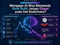 Mengapa AI Bisa Menjawab Soal Sulit, tetapi Gagal pada Hal Sederhana?
