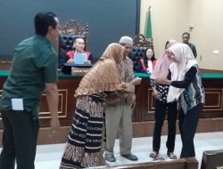 Terdakwa dan Pelapor Sepakat Berdamai, RJ Terjadi di Persidangan