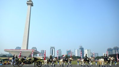 Dari Monas Menuju Istana Merdeka, Kirab Bendera Pusaka Buka Peringatan HUT ke-81 Kemerdekaan RI