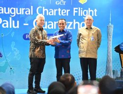 Buka Akses Global, Gubernur Anwar Hafid Resmikan Penerbangan Perdana Rute Palu- Guangzhou