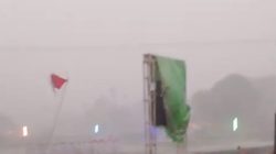 Angin Kencang Tumbangkan Tiang Bendera, Upacara HUT RI ke-81 di Darit Berhenti di Tengah Prosesi