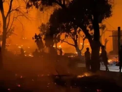 Diduga Akibat Konsleting Listrik, Desa Adat Sabe, Lombok Tengah Habis Dilalap Api Ratusan Rumah Warga Hangus